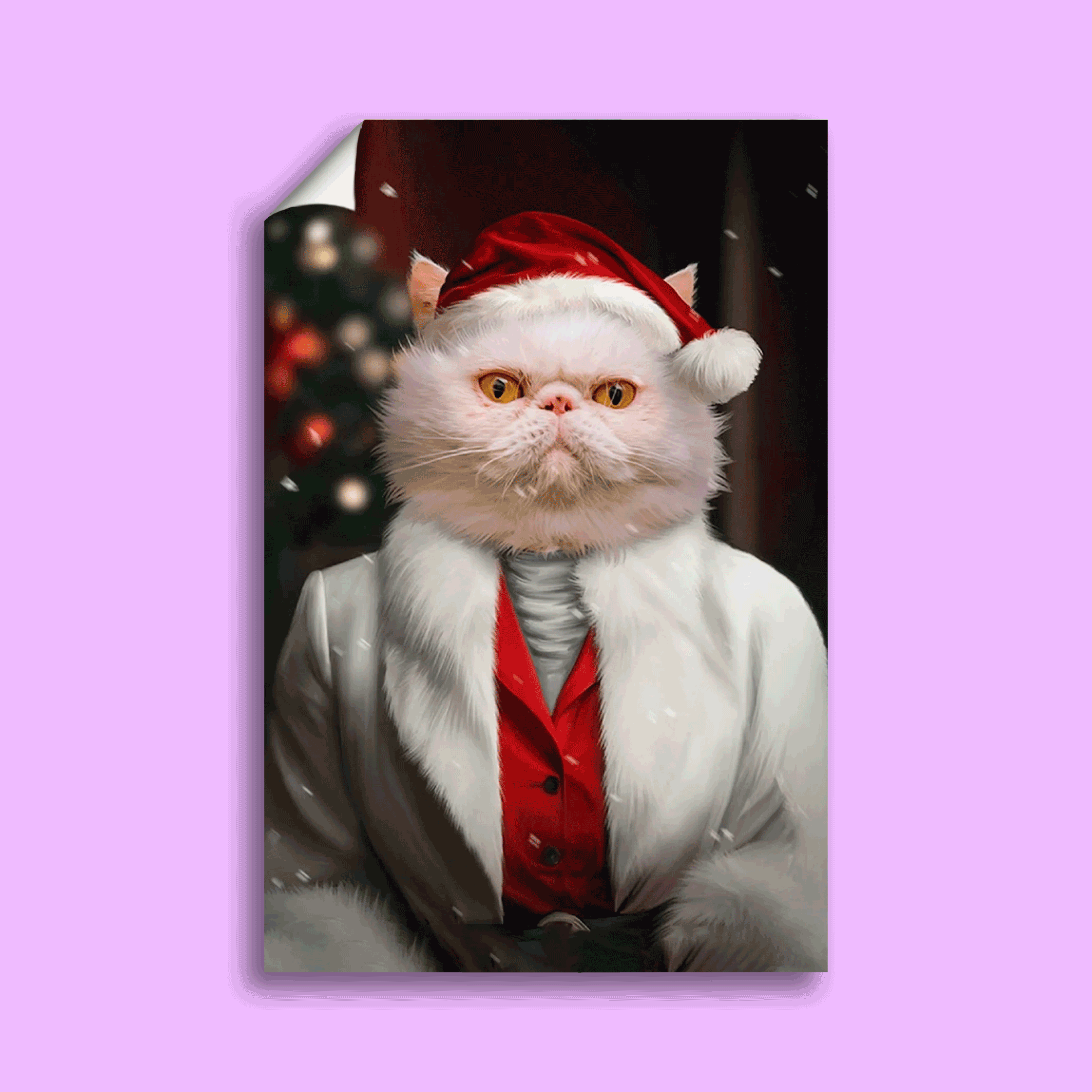 Merry Purr-mas – Festive Cat Santa Costume